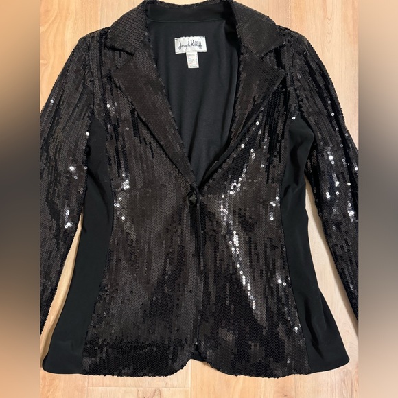Joseph Ribkoff Sequin Blazer Size 8 - Picture 8 of 15